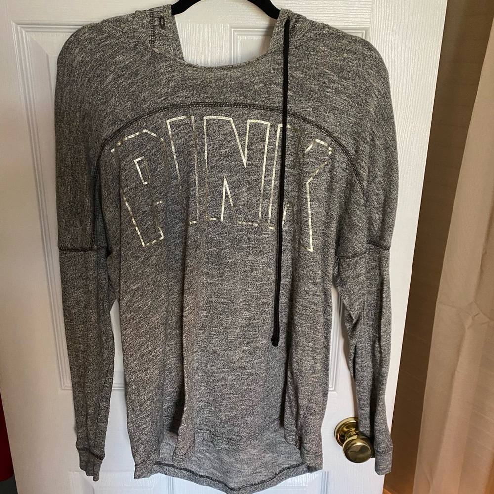 PINK VICTORIAS SECRET open back sweater